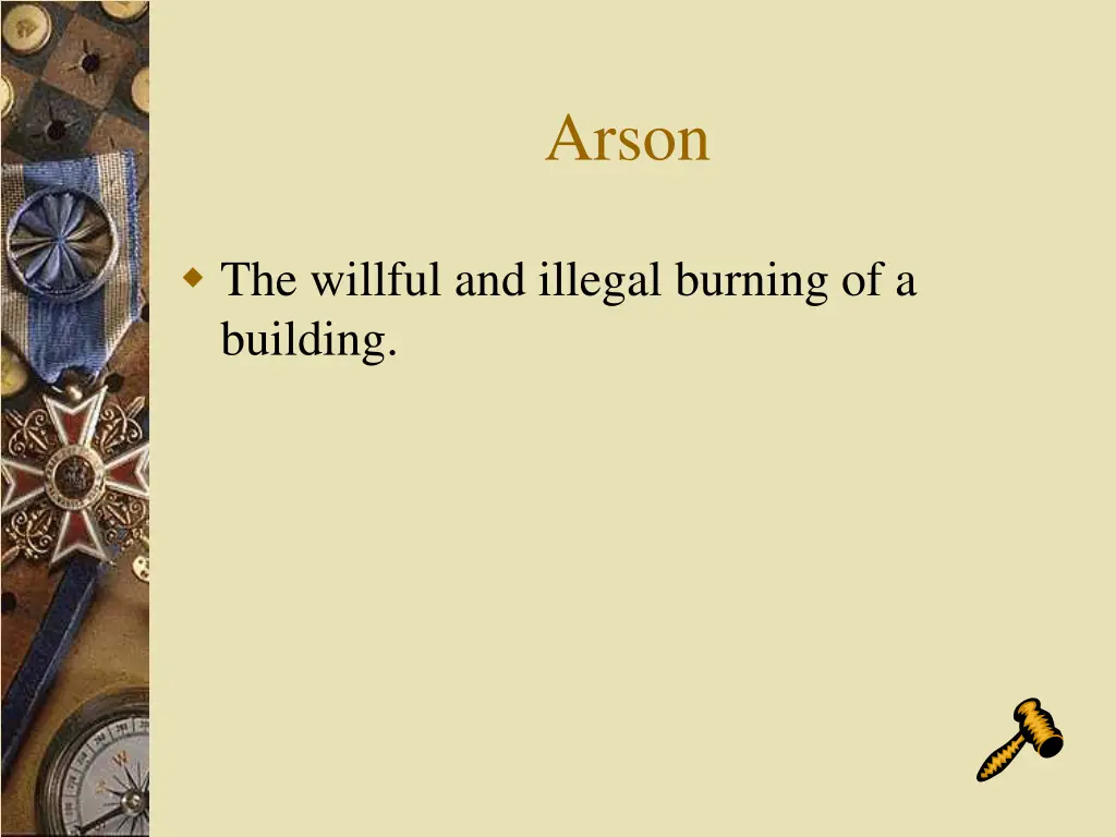 arson