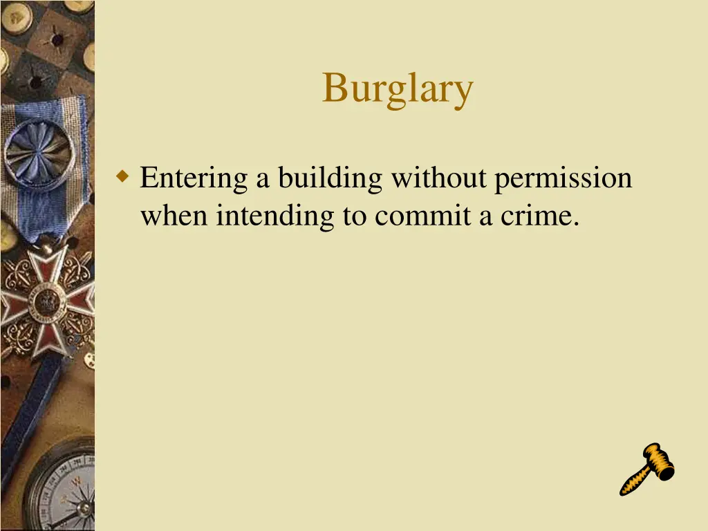 burglary