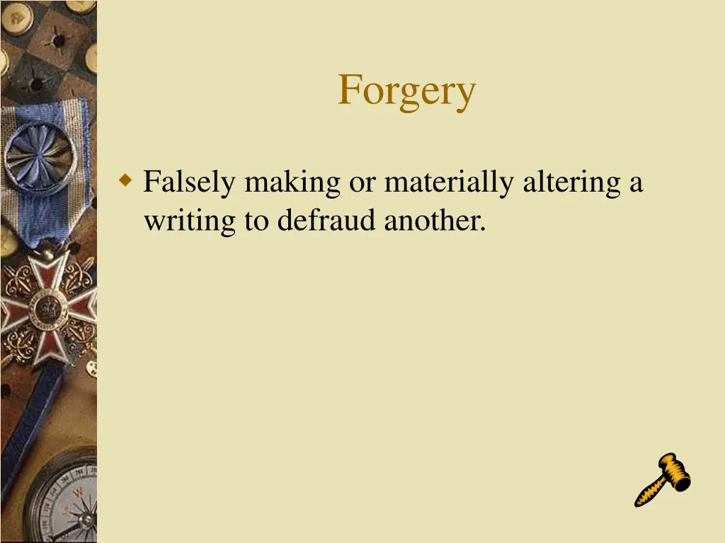 forgery