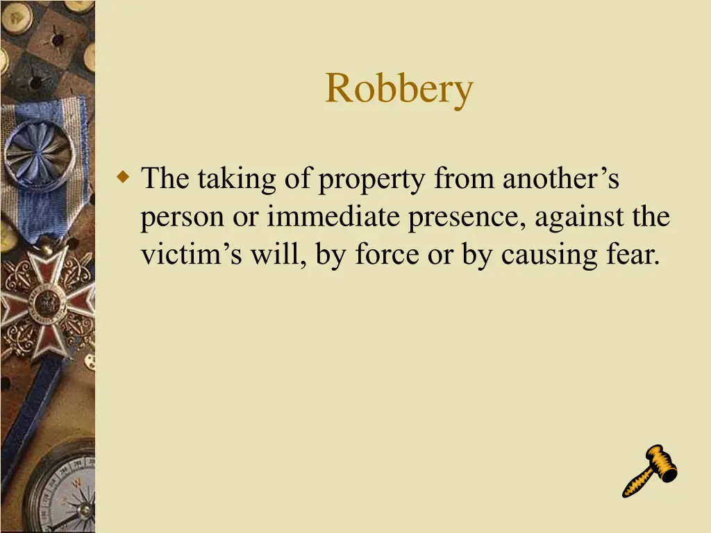 robbery