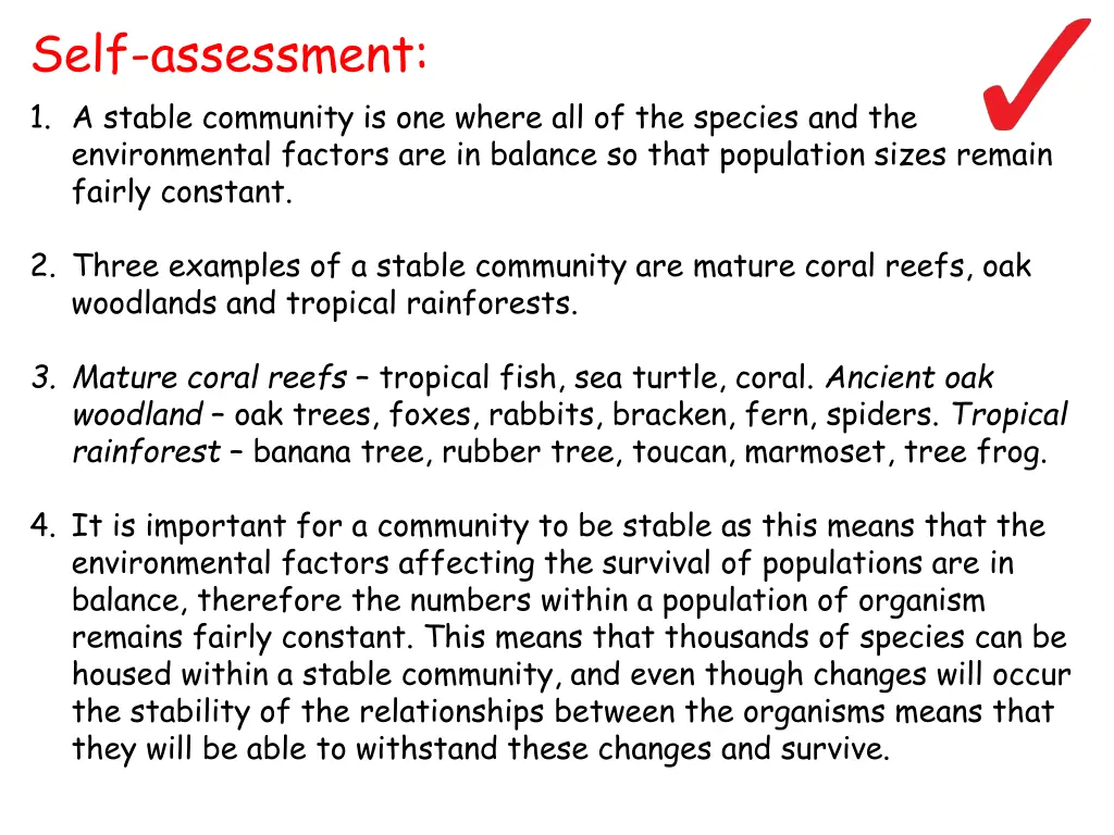 self assessment 2