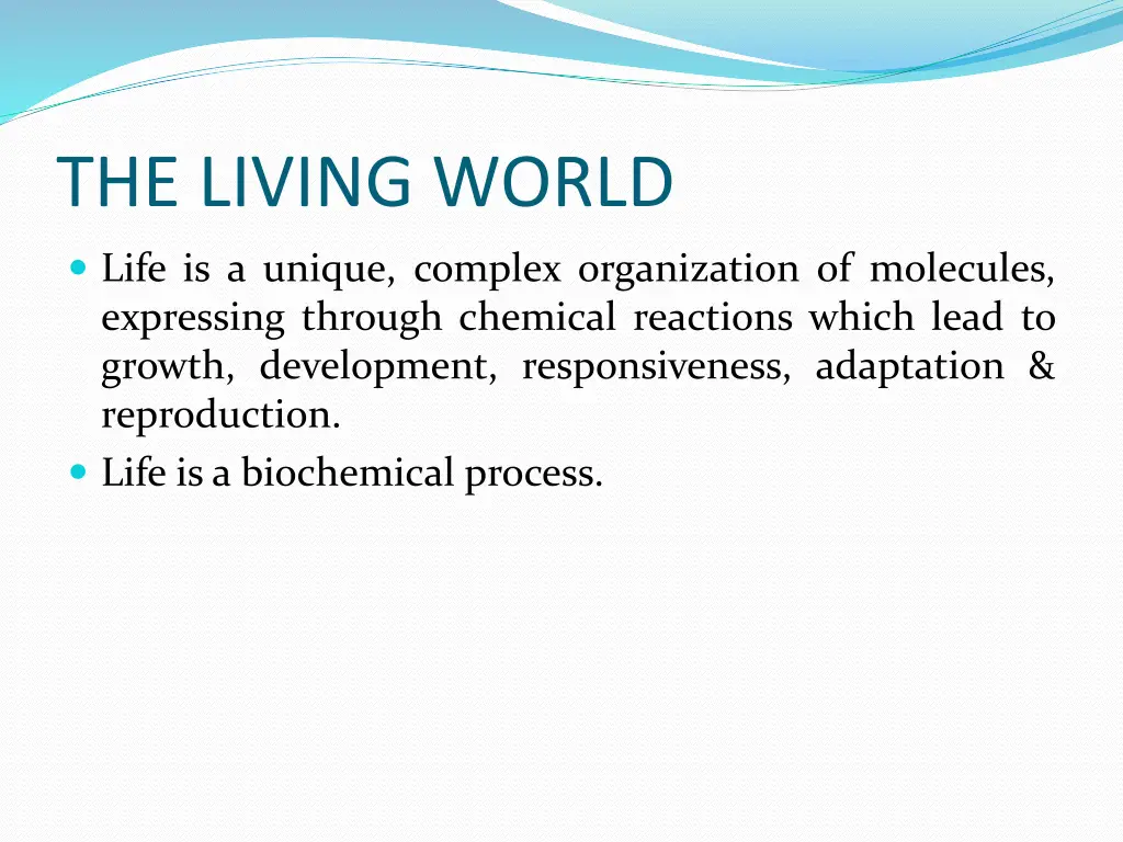 the living world