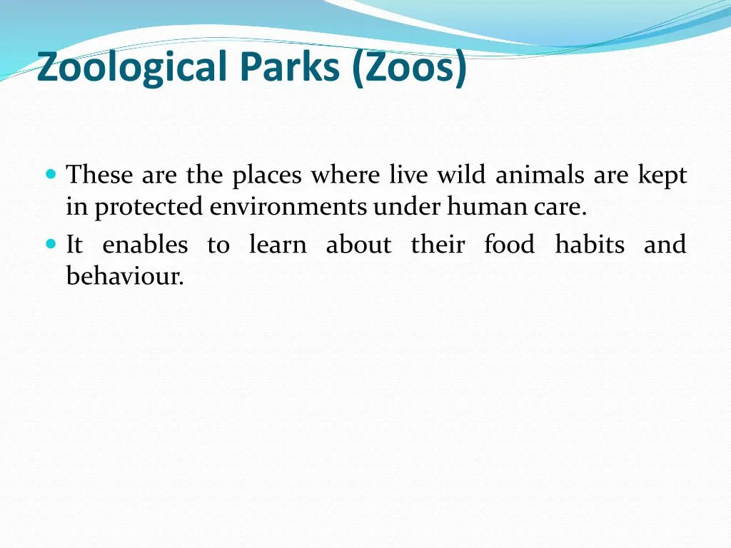 zoological parks zoos