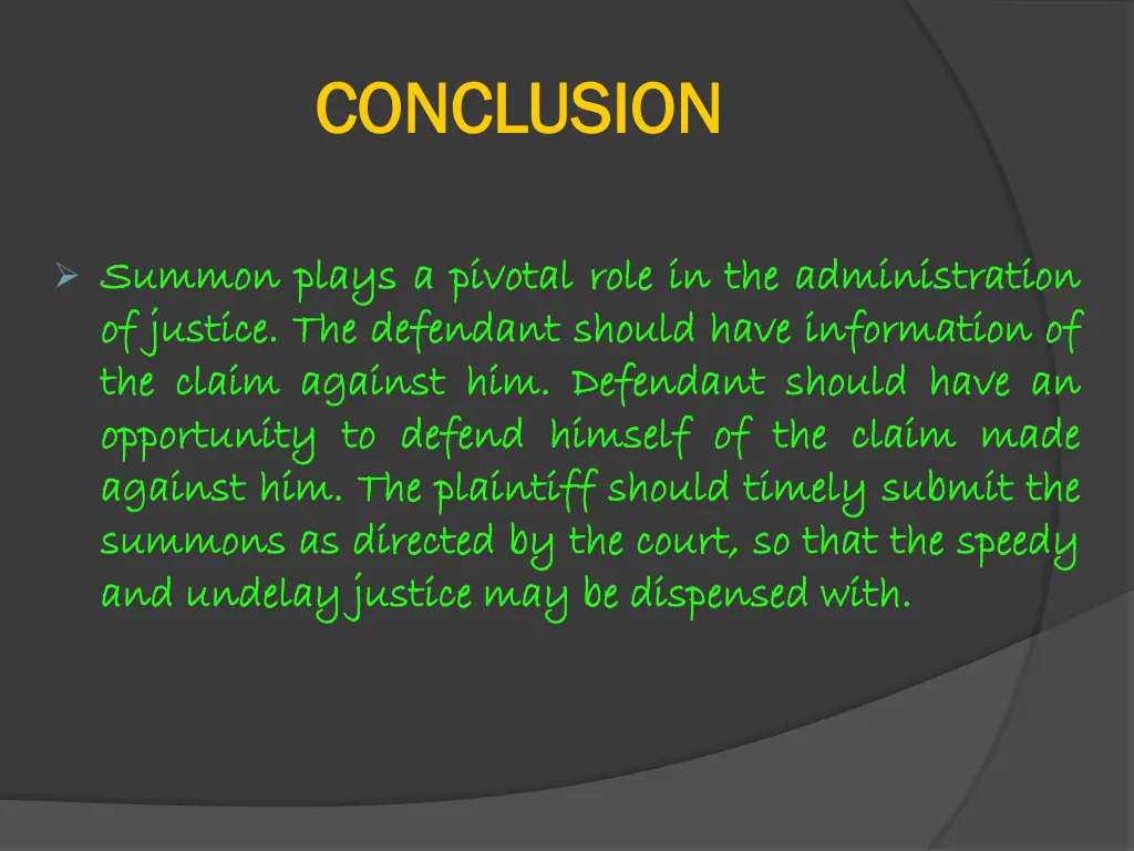 conclusion conclusion