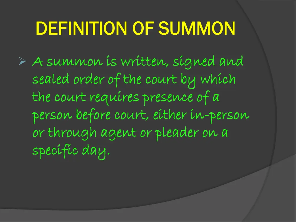 definition of summon definition of summon