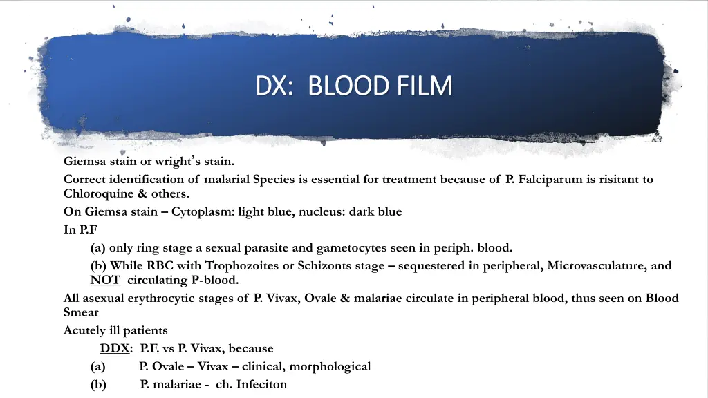 dx blood film dx blood film