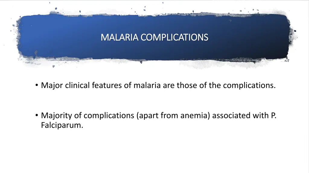 malaria complications malaria complications 1