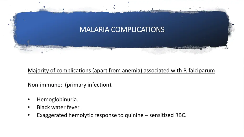 malaria complications malaria complications 3