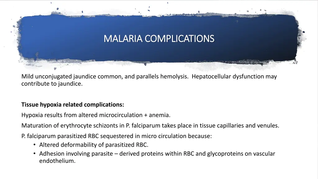 malaria complications malaria complications 4