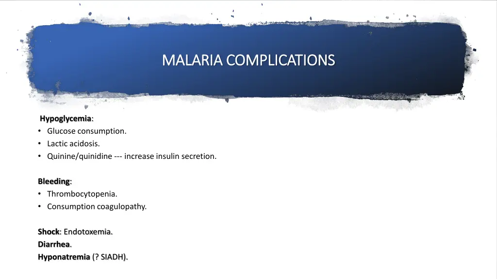 malaria complications malaria complications 6