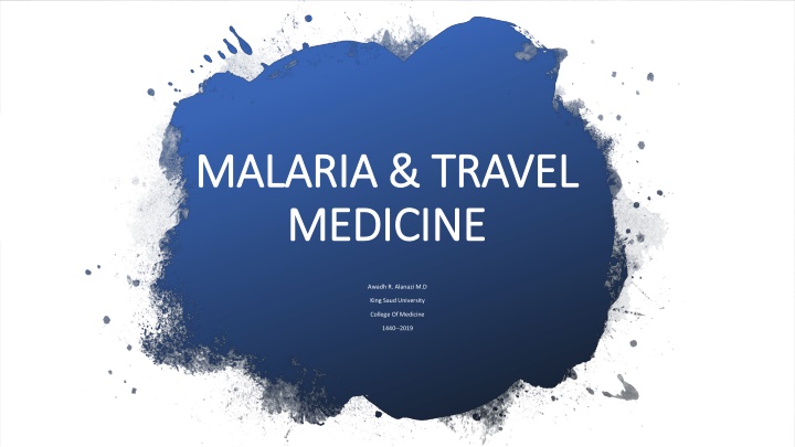 malaria travel malaria travel medicine medicine