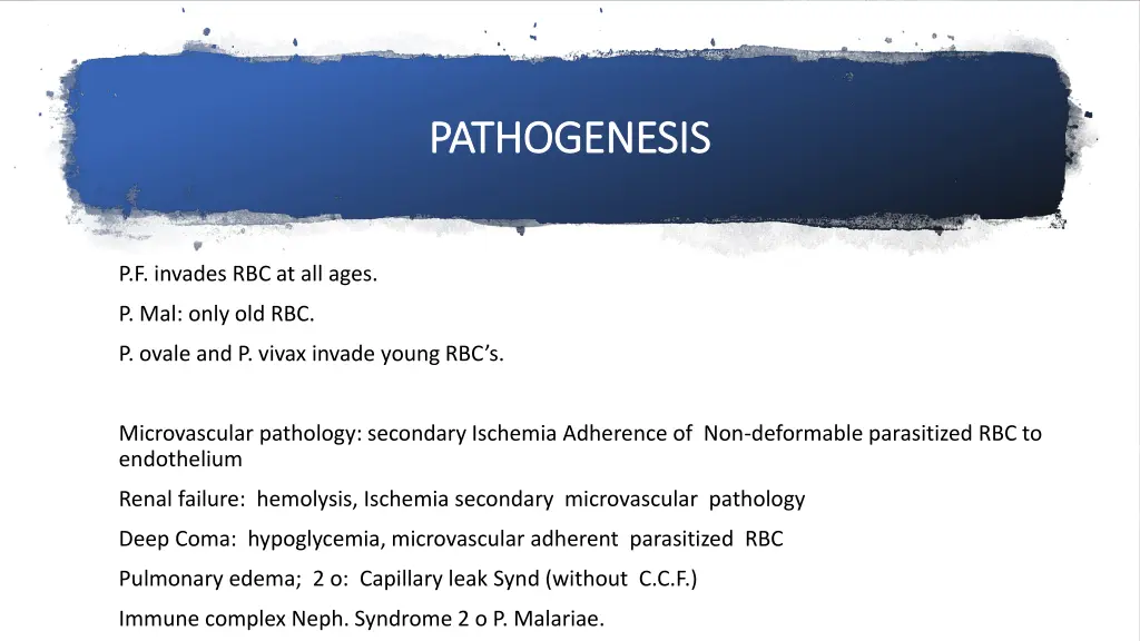 pathogenesis pathogenesis