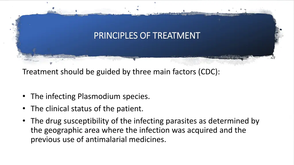 principles of treatment principles of treatment