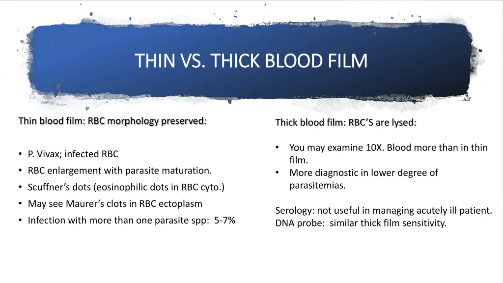 thin vs thick blood film thin vs thick blood film