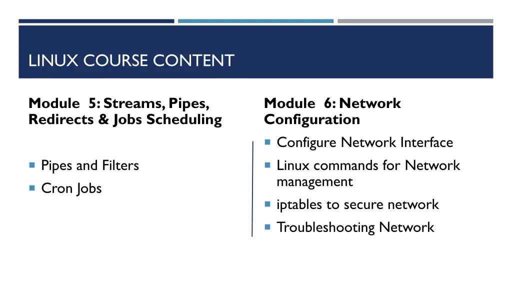 linux course content 2