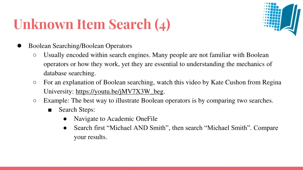 unknown item search 4