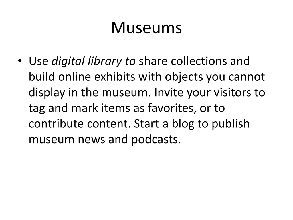 museums