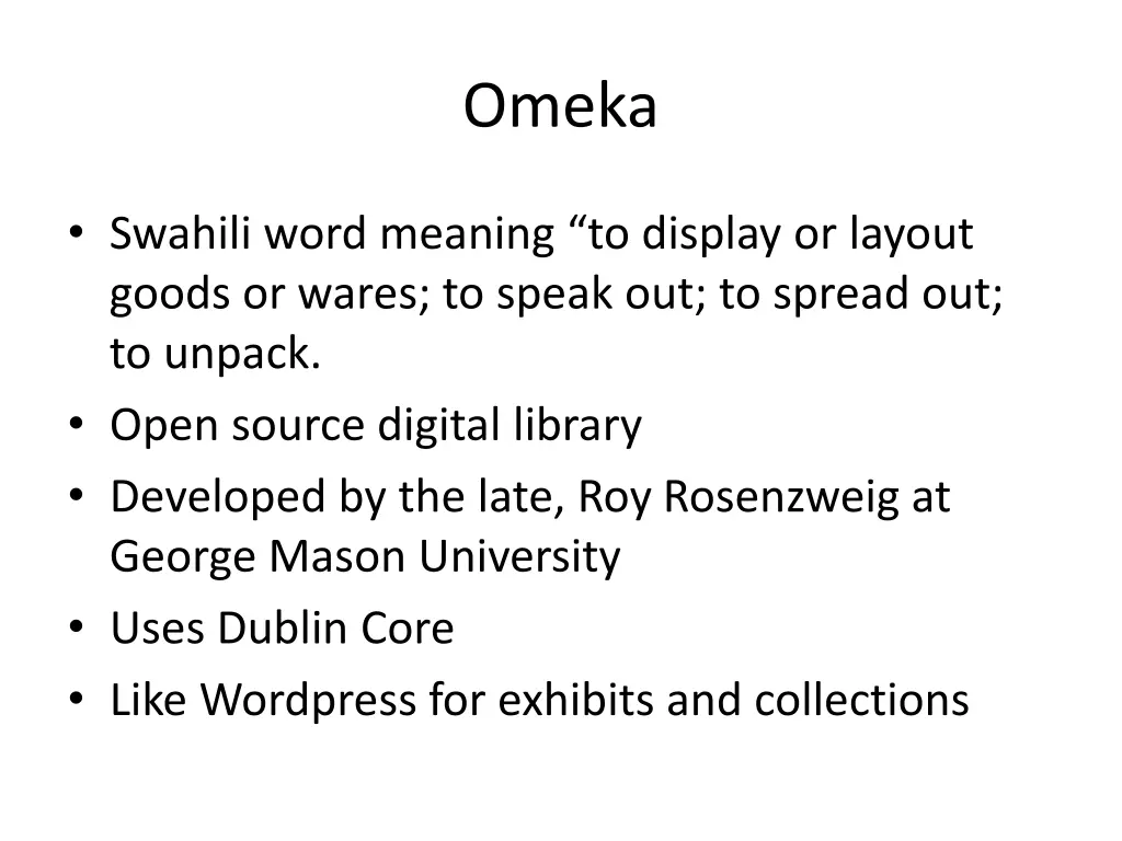 omeka