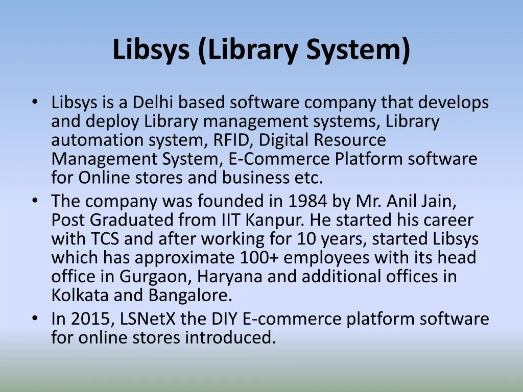 libsys library system