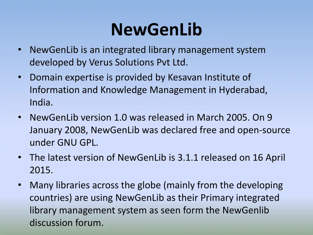 newgenlib