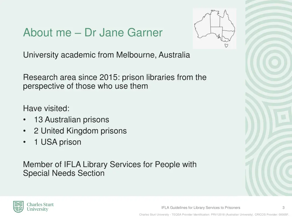 about me dr jane garner