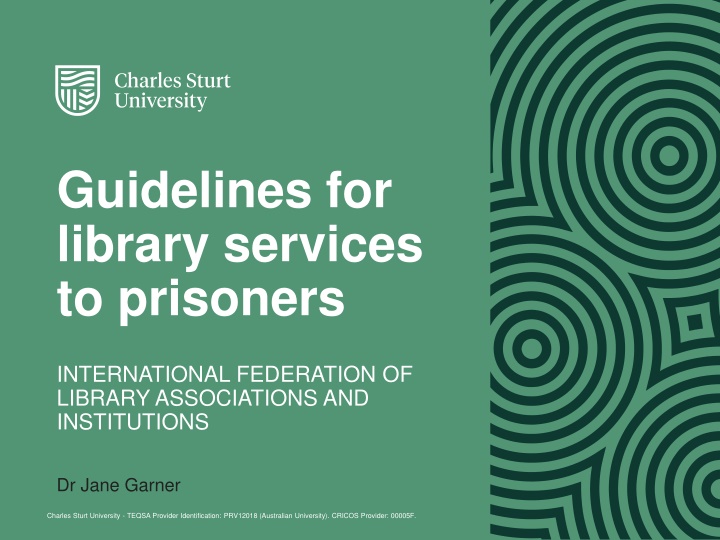 guidelines for library services to prisoners