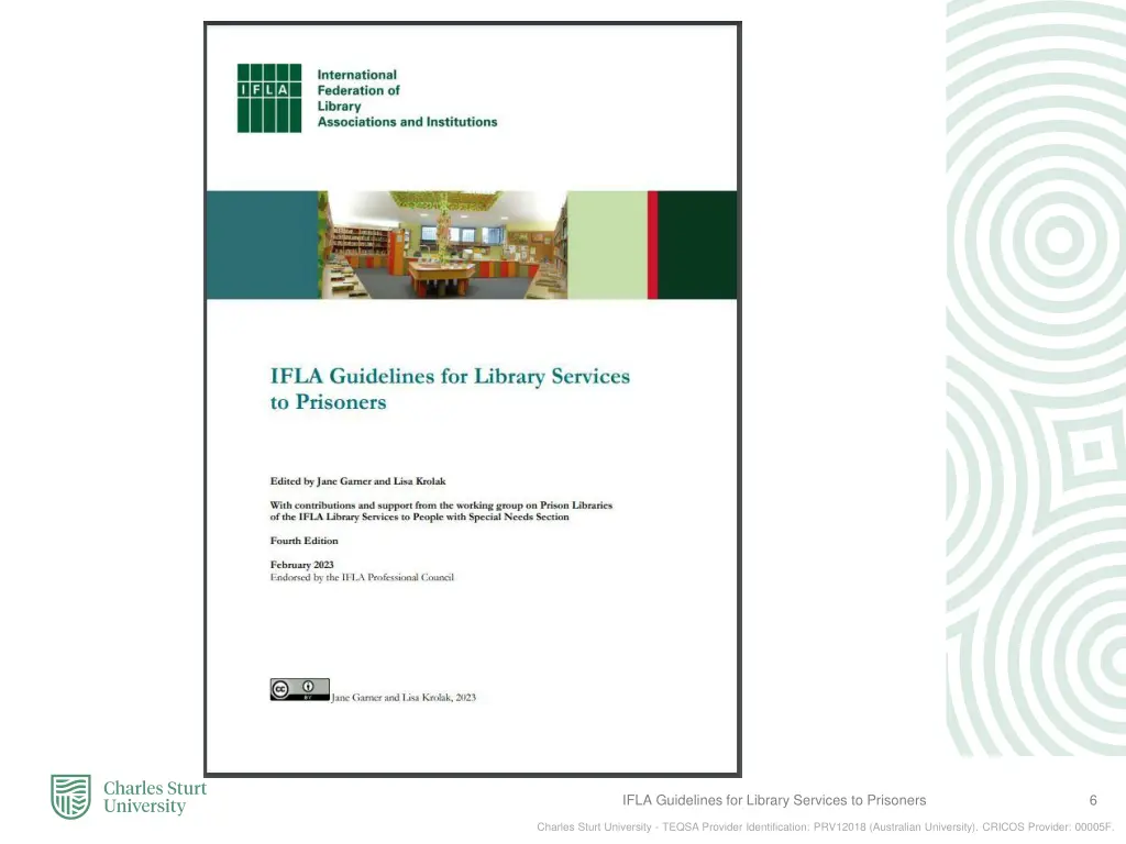 ifla guidelines for library services to prisoners