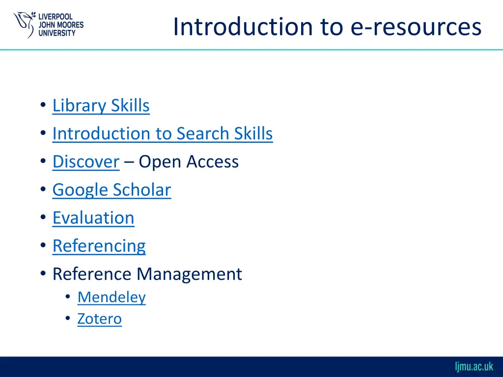 introduction to e resources