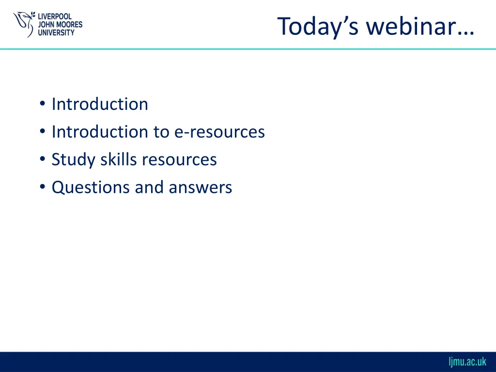 today s webinar