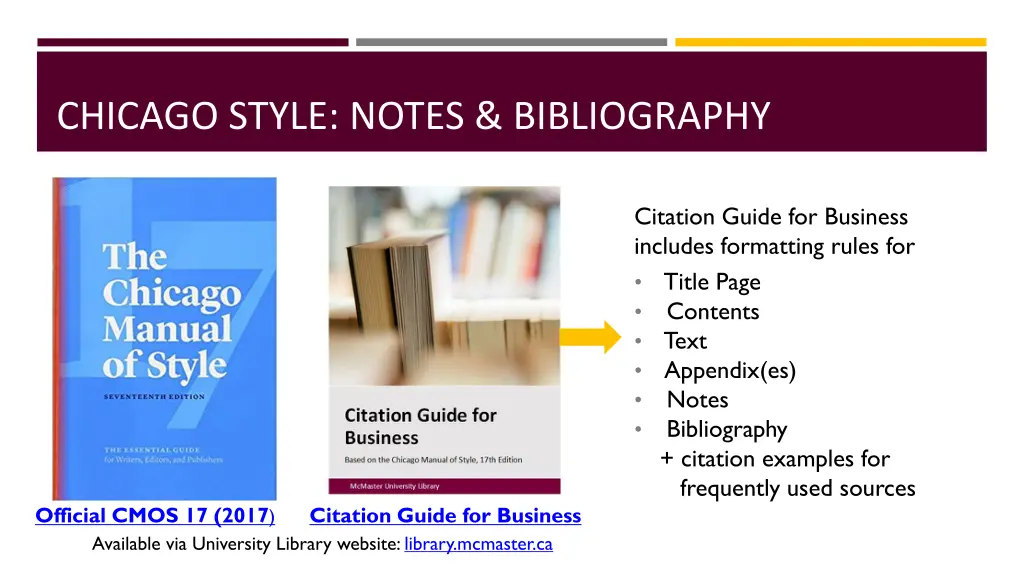 chicago style notes bibliography