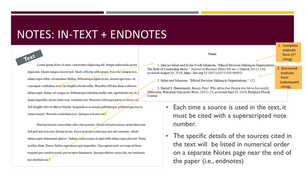 notes in text endnotes