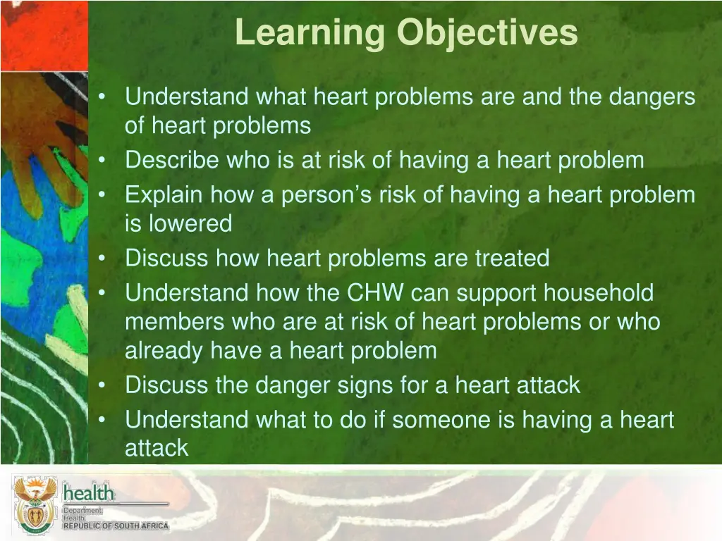 learning objectives