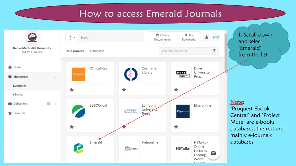 how to access emerald journals how to access