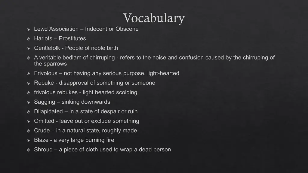 vocabulary 1