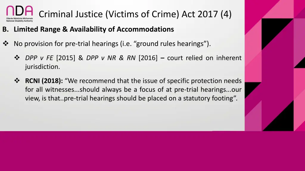 criminal justice victims of crime act 2017 4