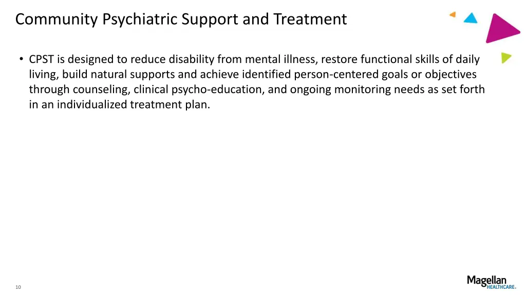 community psychiatric support and treatment