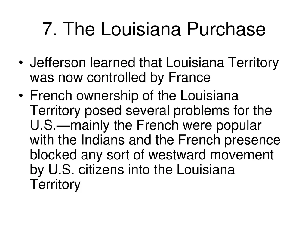 7 the louisiana purchase 2