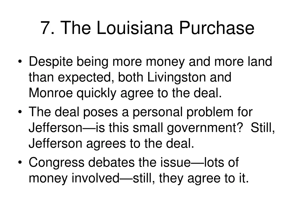 7 the louisiana purchase 5