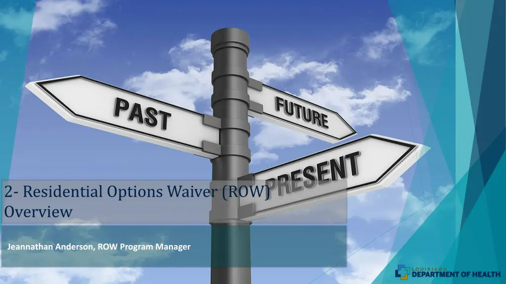 2 residential options waiver row overview