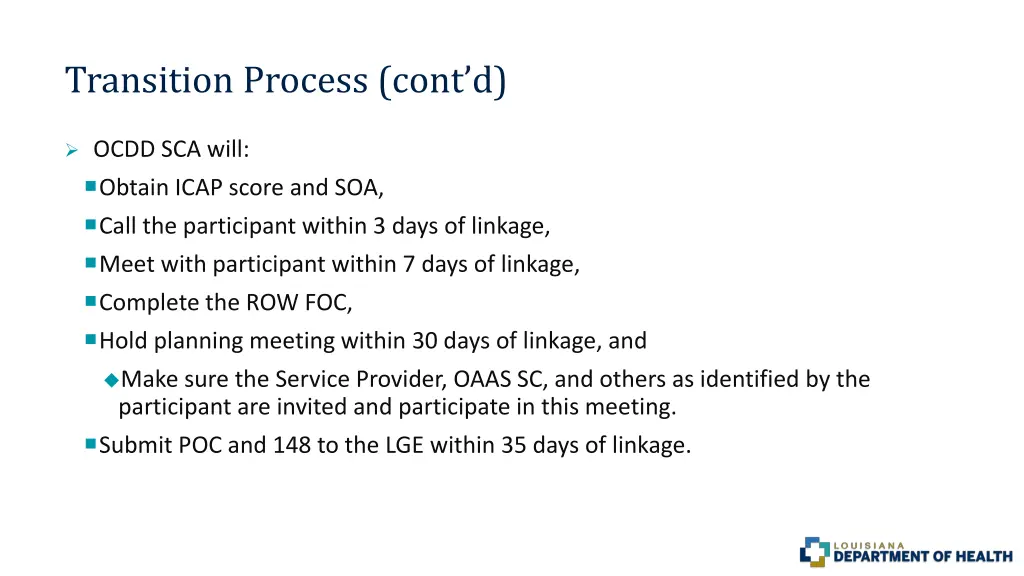 transition process cont d 1