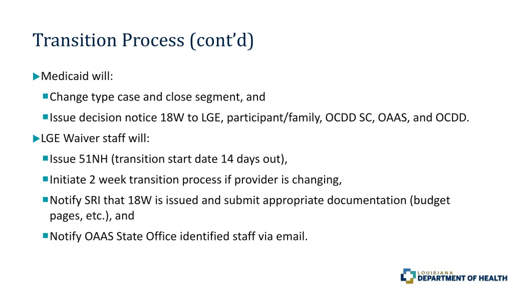 transition process cont d 3