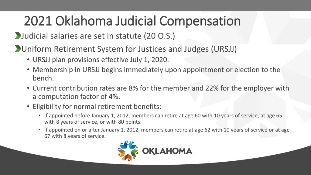 2021 oklahoma judicial compensation 2021 oklahoma