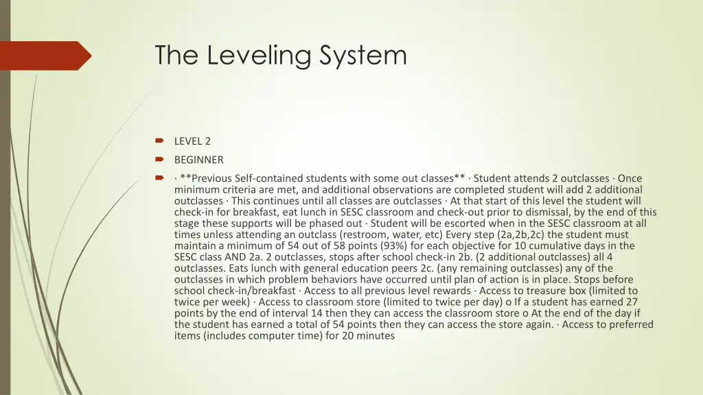 the leveling system 1