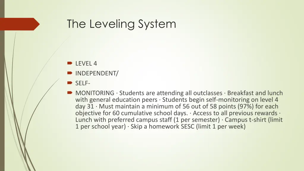 the leveling system 3