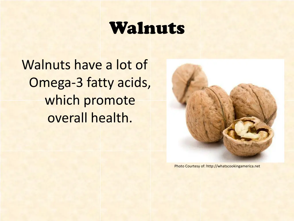 walnuts