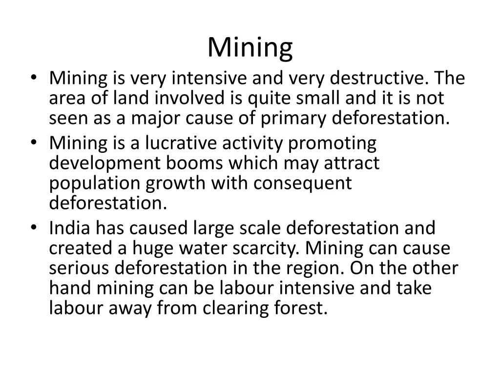 mining