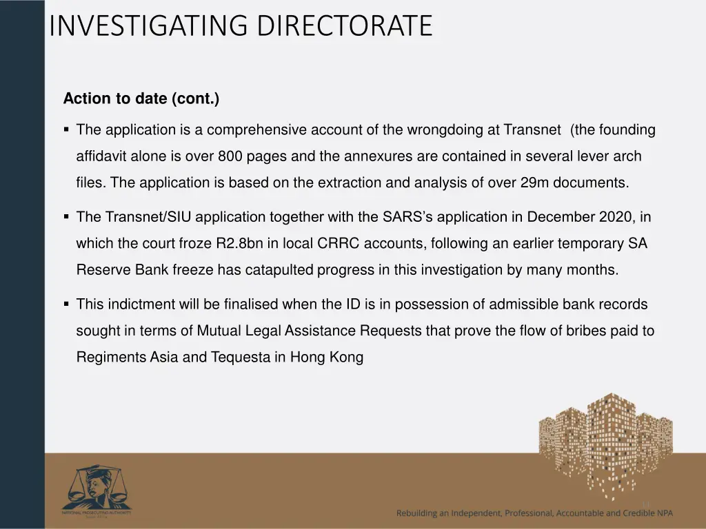 investigating directorate 9