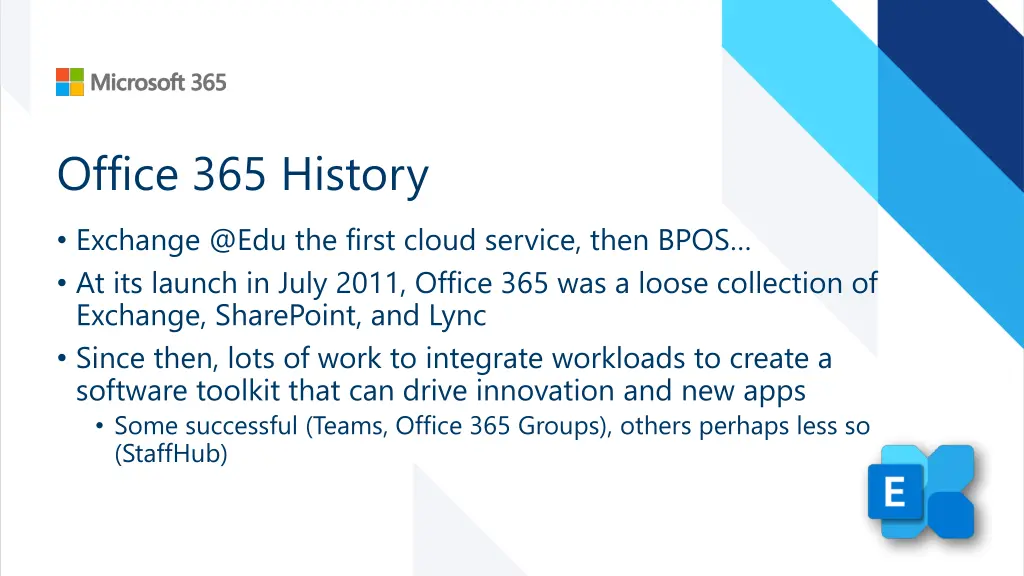 office 365 history