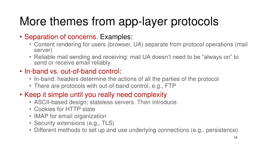 more themes from app layer protocols