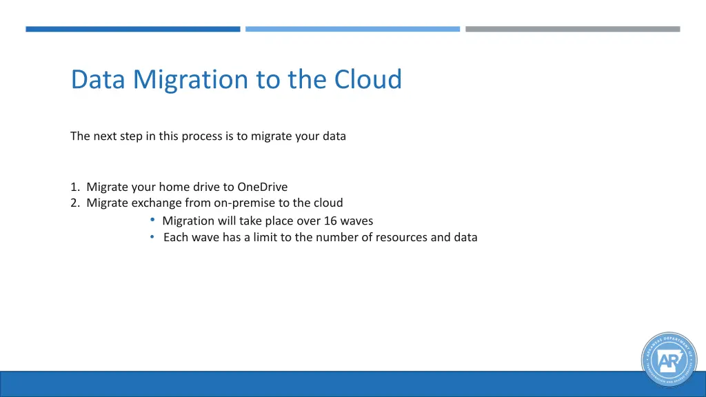 data migration to the cloud